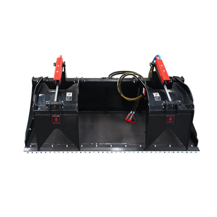 84 inch reinforced rock bucket skid steer for landscaping projects in California