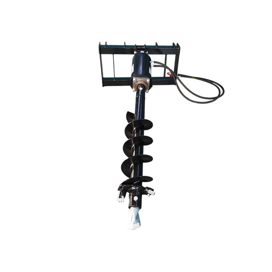 adjustable depth 48-inch Florida skid steer post hole digger