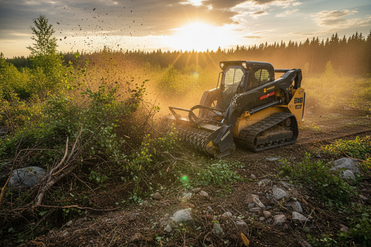 Best Skid Steer Attachments for Land Clearing