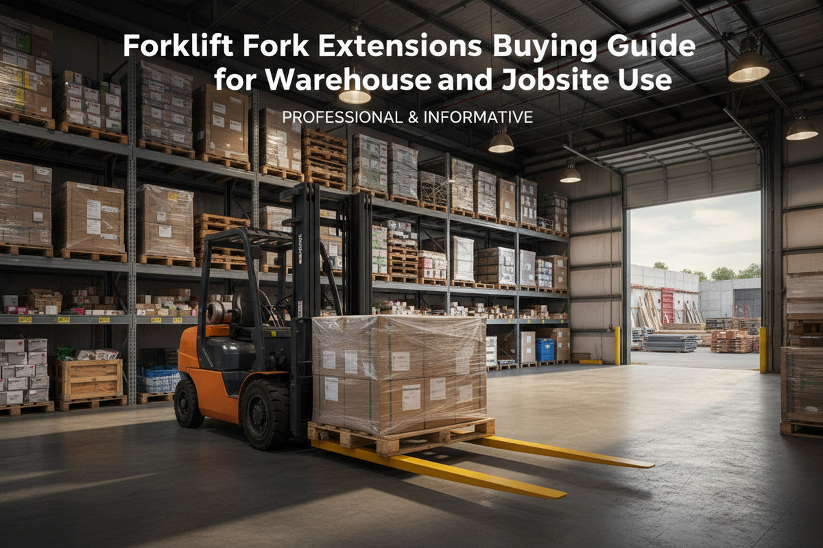 Forklift Fork Extensions Buying Guide for Warehouse and Jobsite Use