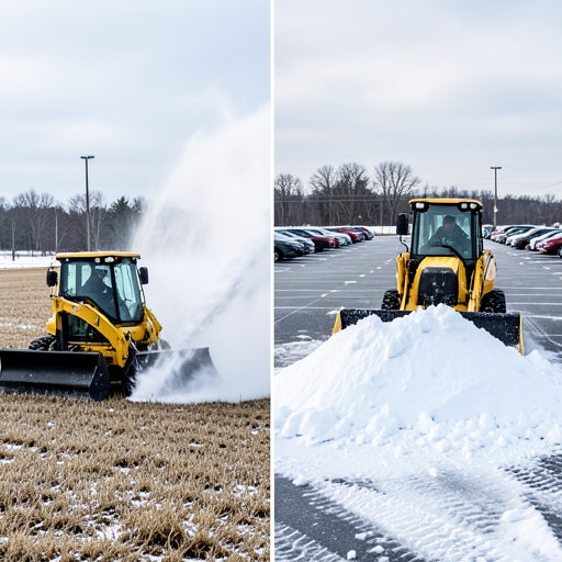 Snow Blower vs. Snow Pusher: Winter Survival Guide - Attachman