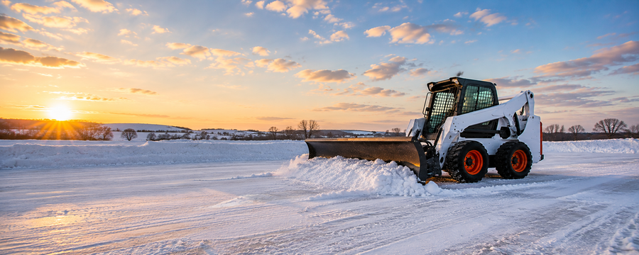 Skid Steer Snow Pusher