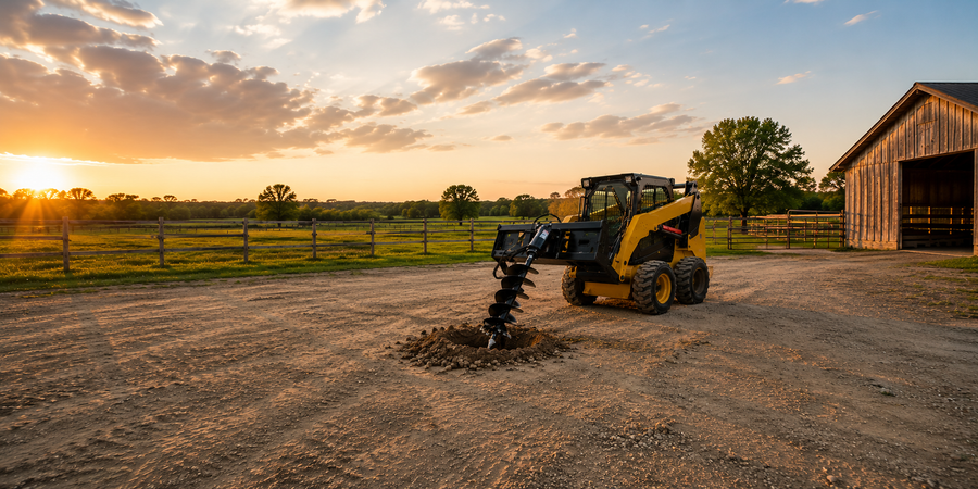 Skid Steer Driver & Auger