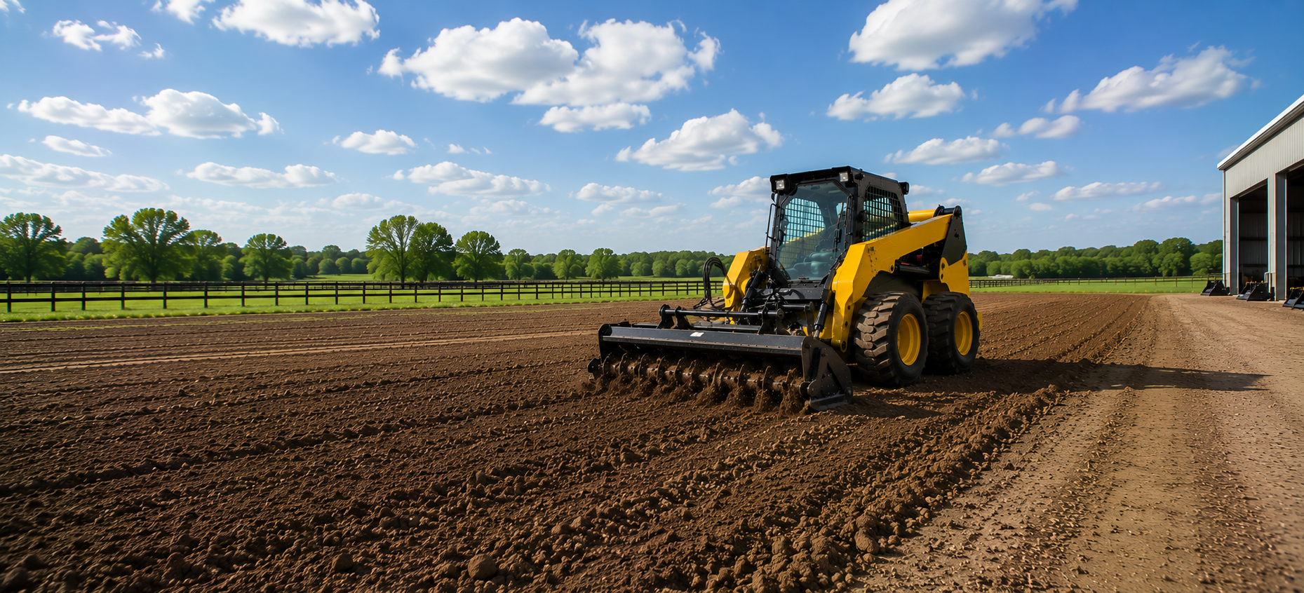 Skid Steer Rotary Tiller