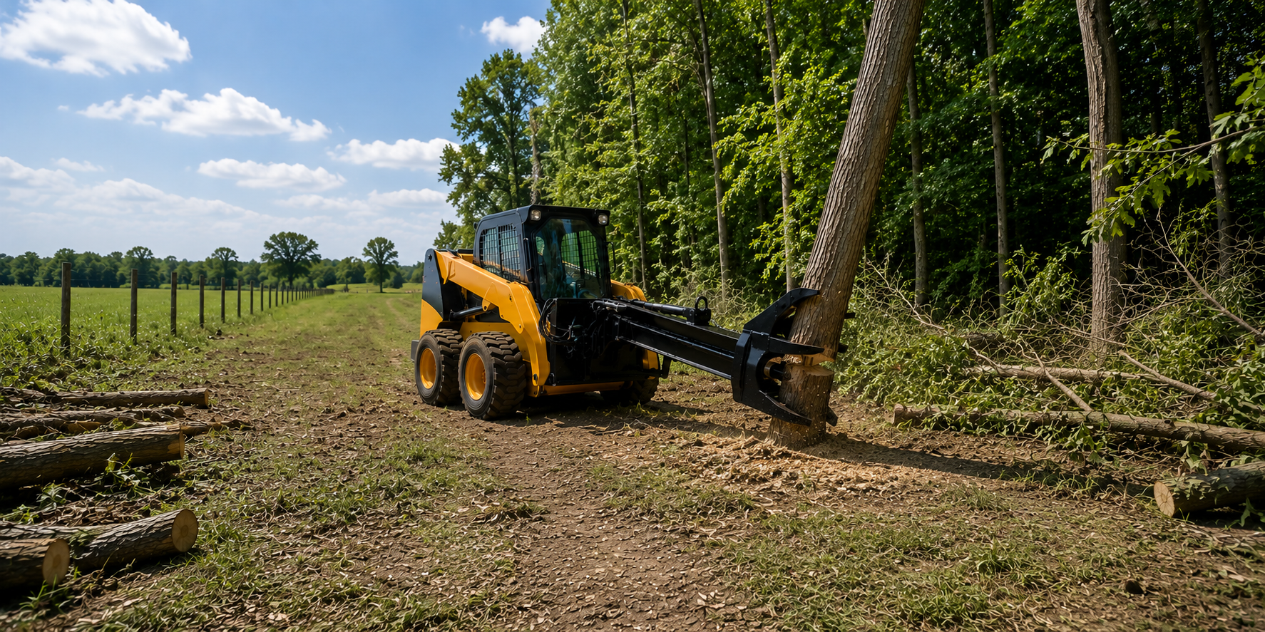 Skid Steer Tree Shear
