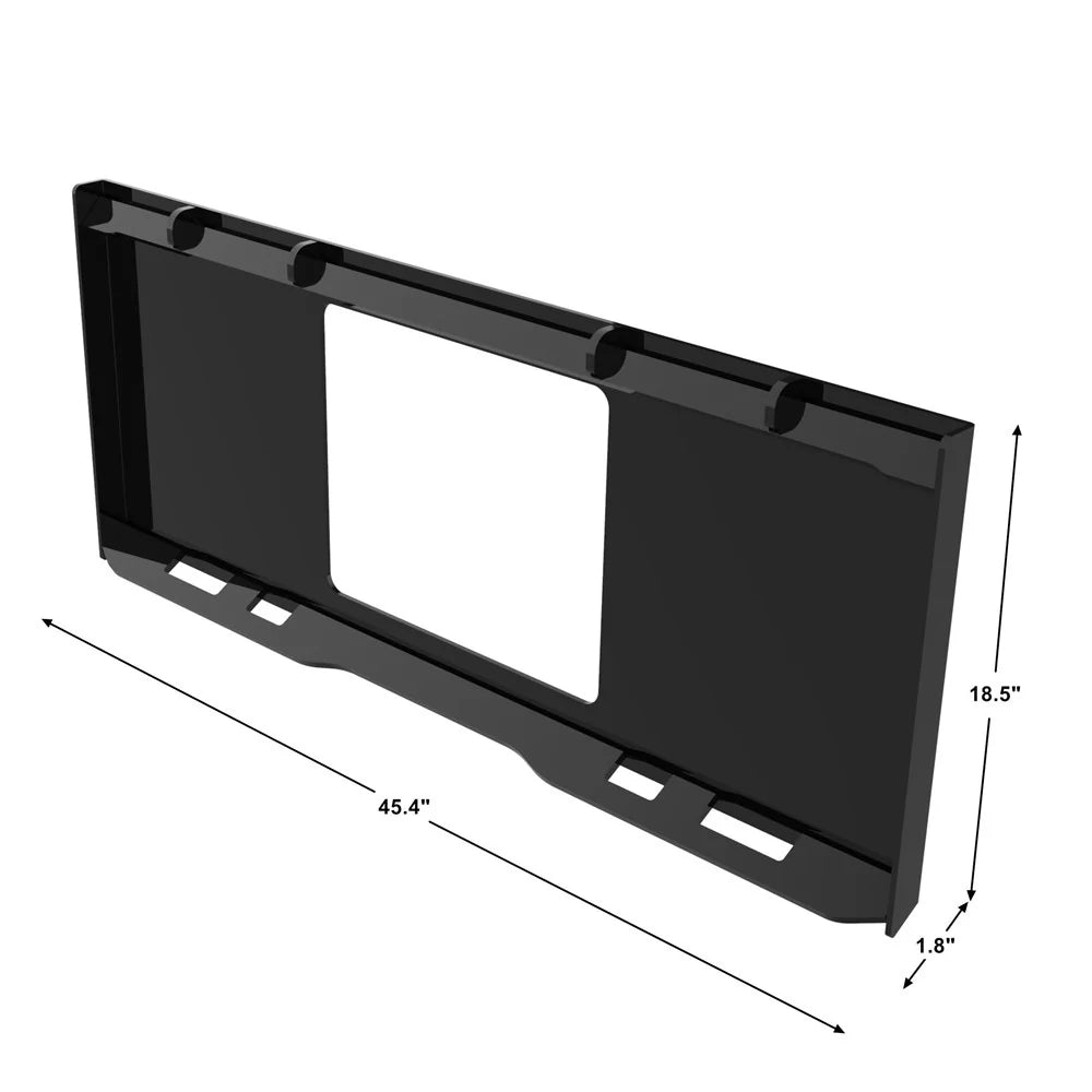 44.9" Universal Skid Steer Weld-on Mount Plate with Window