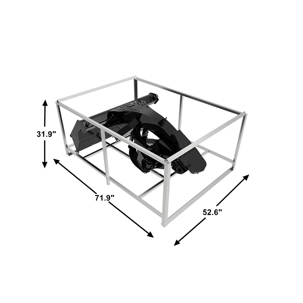 Skid Steer Log Grapple Attachment, Rotate by Hydralic, Fits Universal Skid Steer Quick Attach