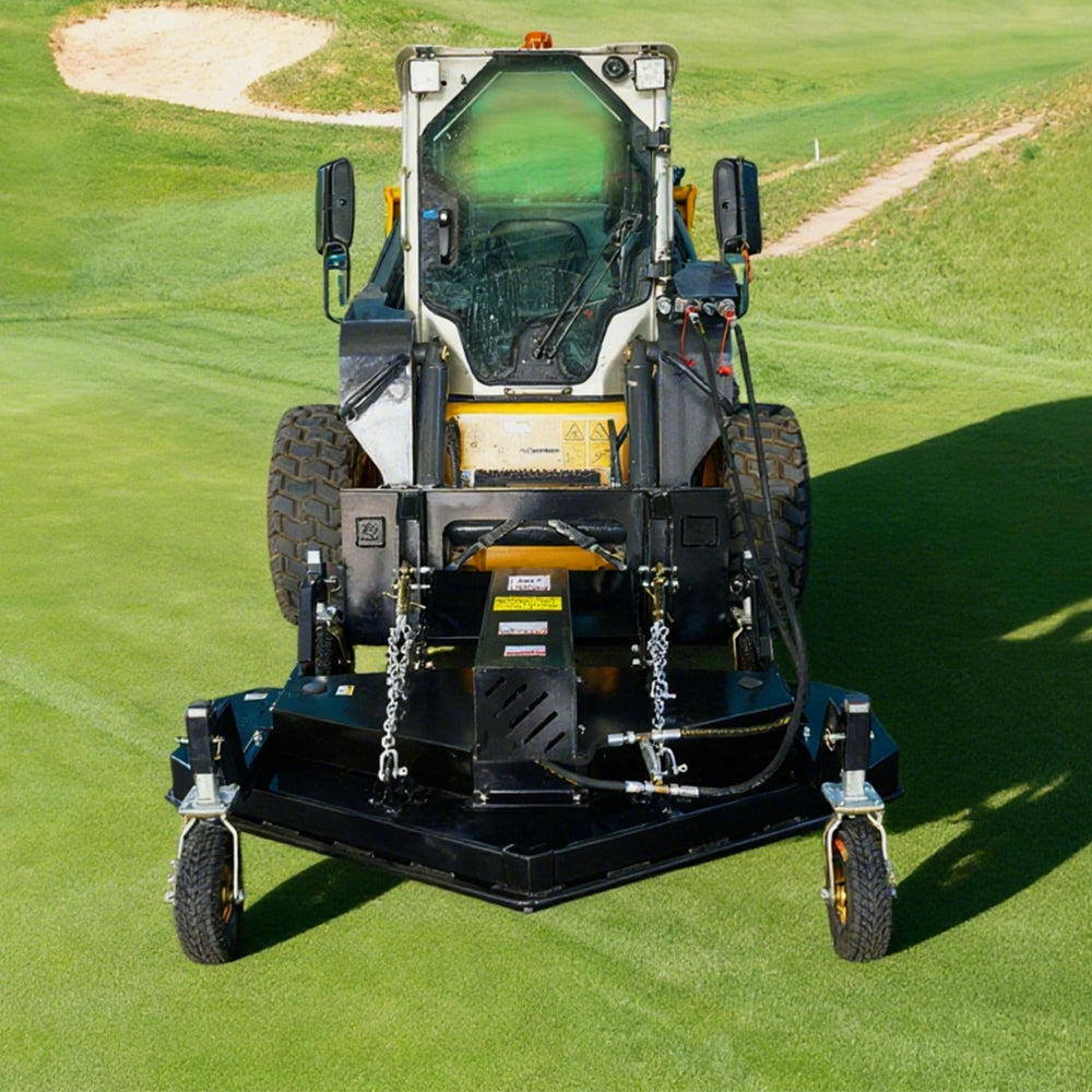 67" Skid Steer Finish Mower, 3-Blade Hydraulic, Universal Quick Attach