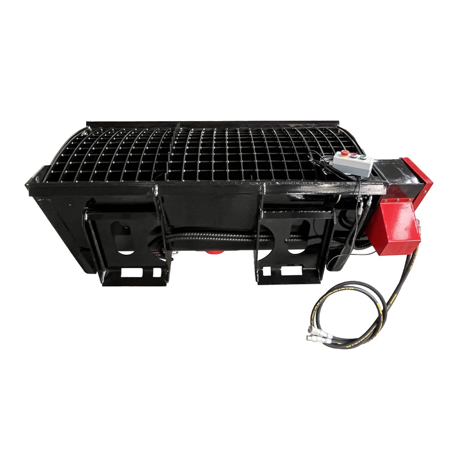attachMan 250Lt Skid Steer Concrete Mixer Bucket Attachment - Universal Quick Attach - Hardox Steel