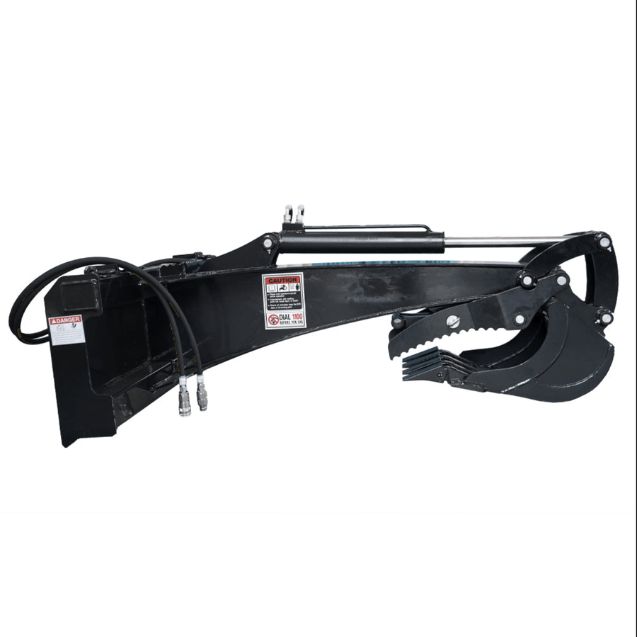 15" Skid Steer Backhoe Attachment, Heavy Duty Digger Bucket, Universal Mount Plate