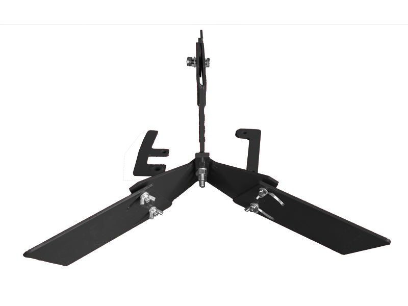 attachMan Garden Hiller-Furrower Kit for Rear Tine Tillers - Adjustable Cultivator Attachment
