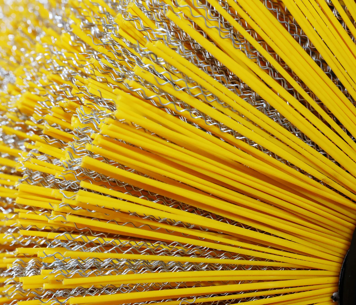 attachMan Replacement Broom Bristles for Skid Steer Sweeper Attachment - 38 Pcs Set (Fits S-AB1830)