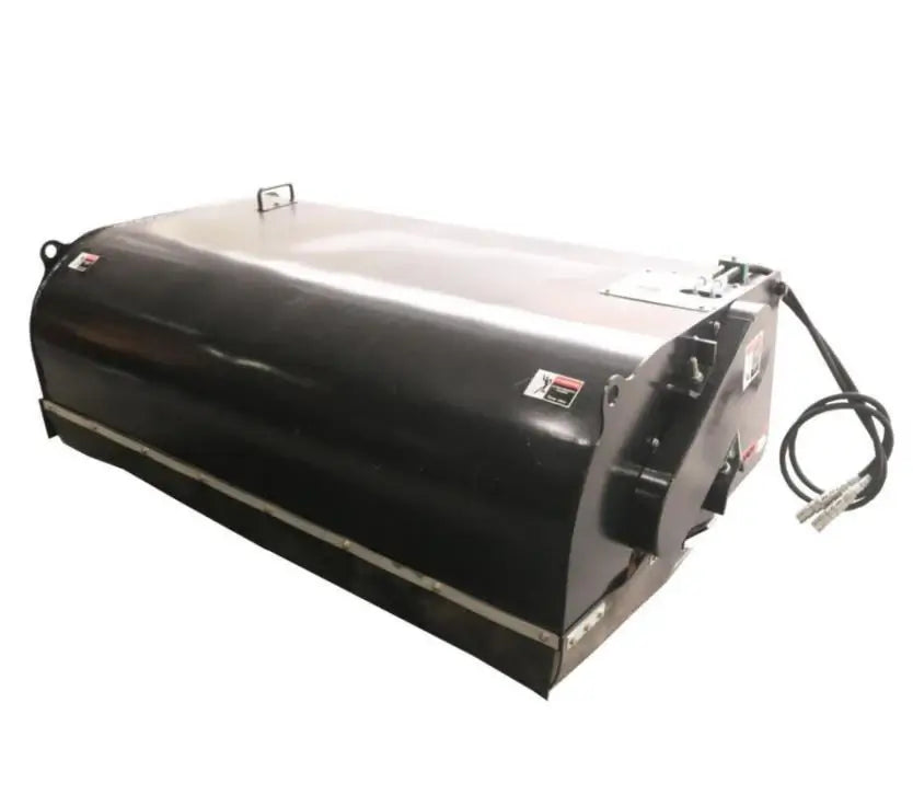83" Hydraulic Pickup Box Broom Sweeper, Universal Skid Steer Quick Attach