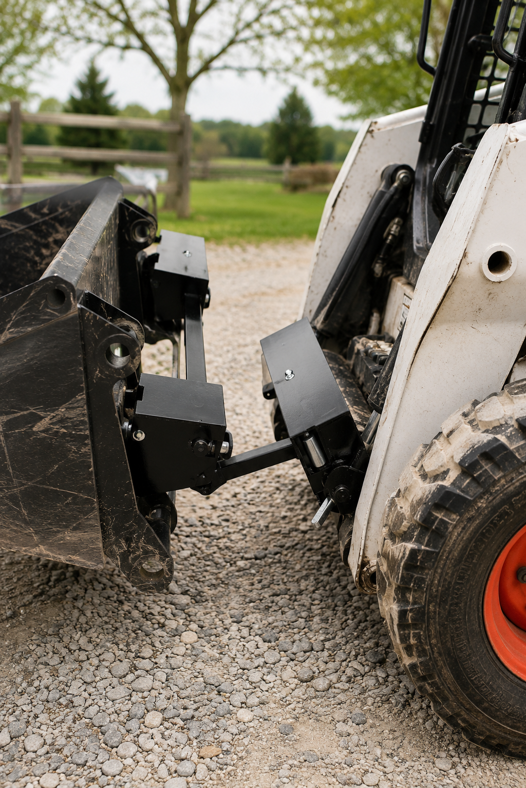 Skid Steer Quick Tach Conversion Adapter Mount Attachment, Quick Tach accessorie