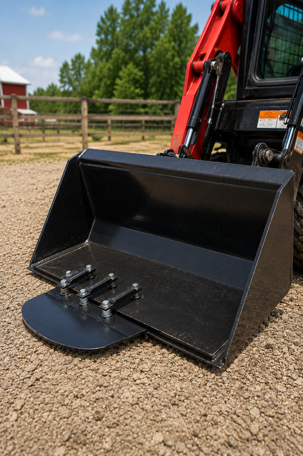 Clamp On Quick Spade Combo Blade for Tractor Buckets for Digging