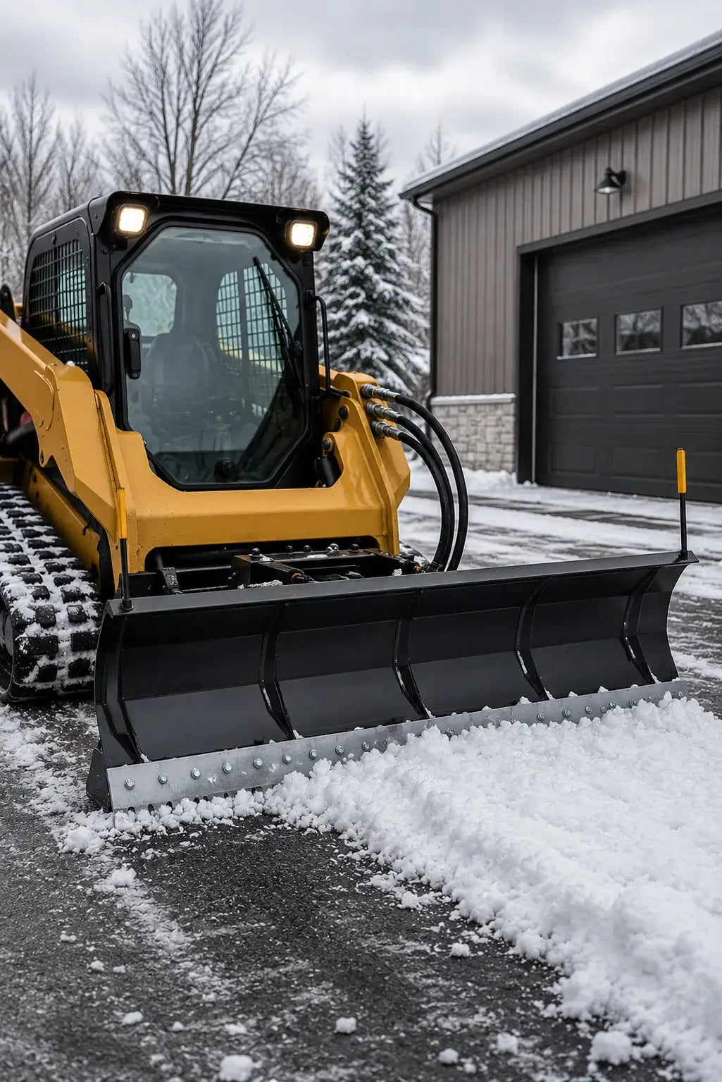 72" Extreme-Duty Skid Steer Snow Pusher & Dozer Blade, Universal Quick Attach
