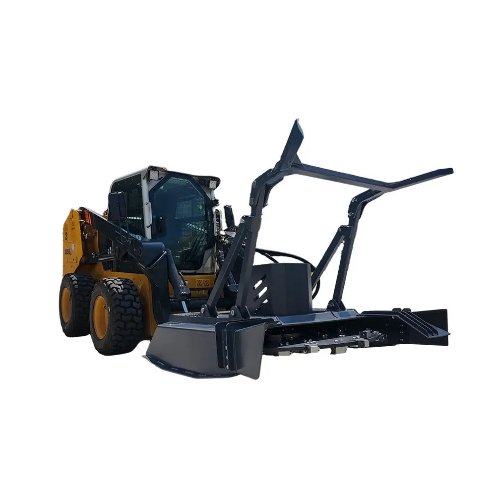 72" Heavy-Duty Skid Steer Disc Mulcher Attachment, Universal Quick Attach