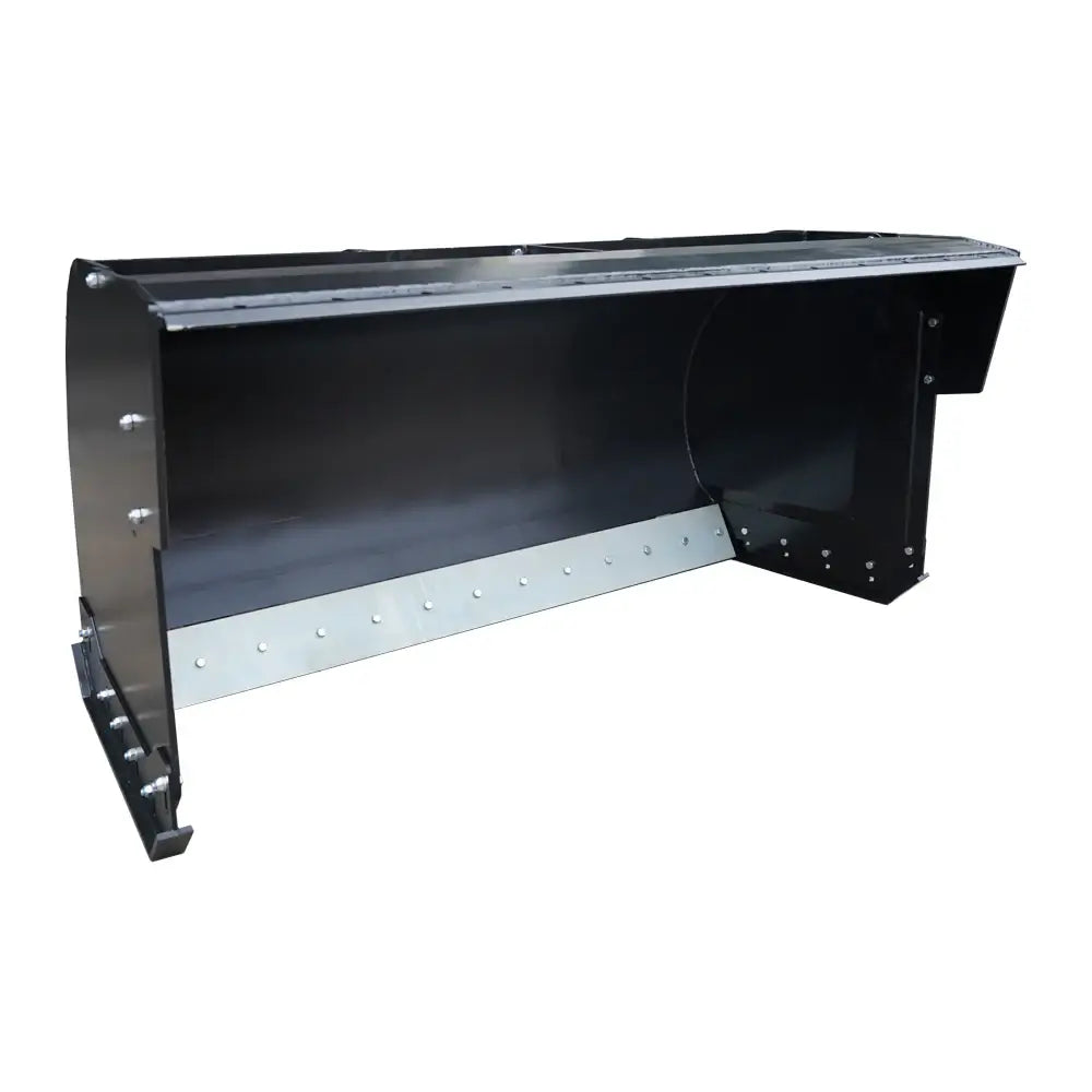 84" Heavy Duty Skid Steer Snow Pusher with Trip Edge, Universal Quick Attach