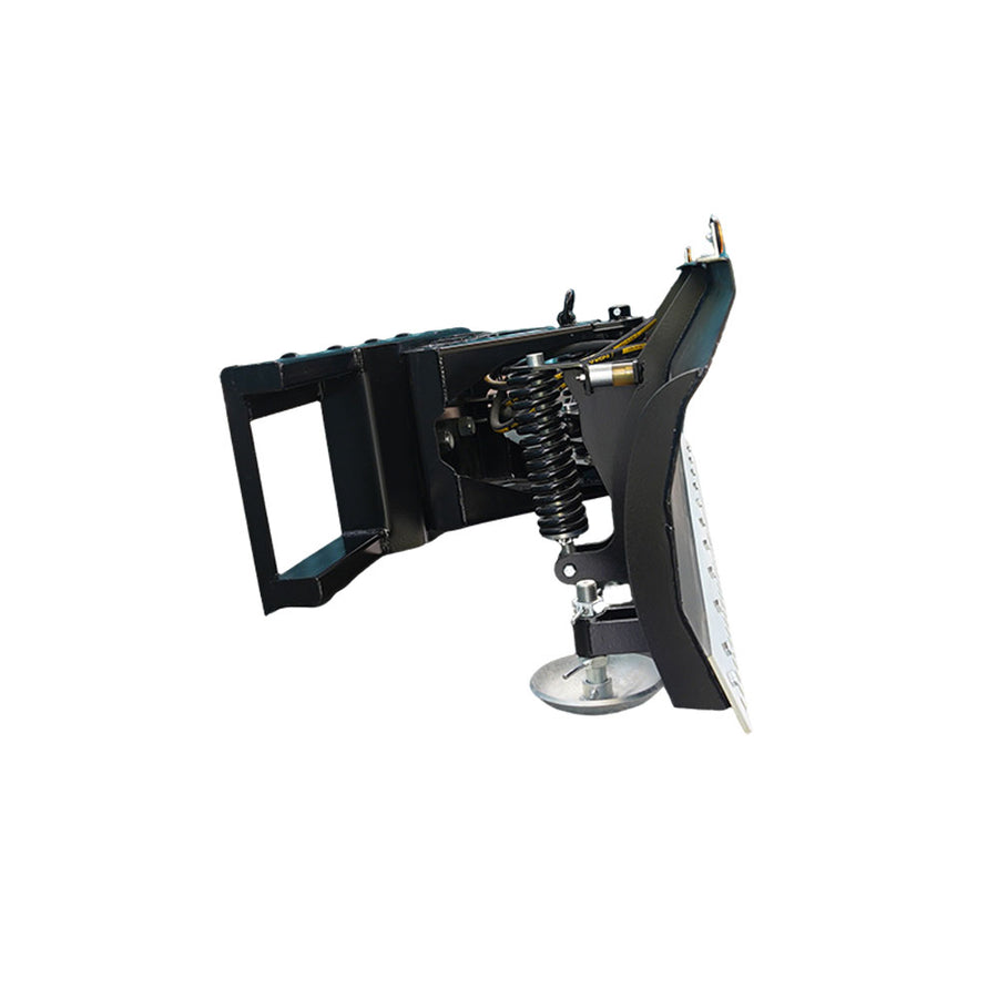 84" Extreme-Duty Pusher Snow Plow & Dozer Blade Combo Attachment - Universal Quick Attach