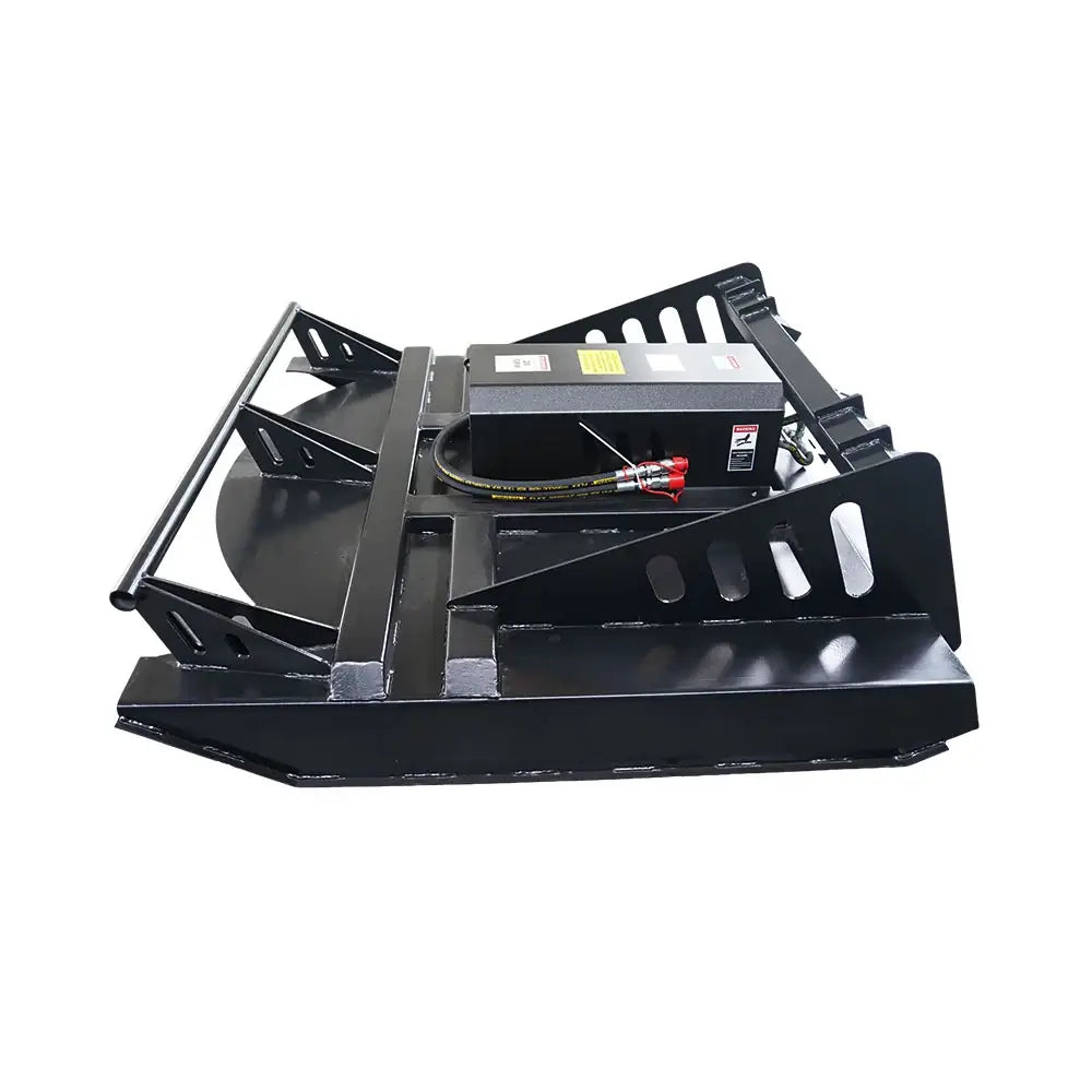 65" Hydraulic Skid Steer Brush Cutter, Heavy-Duty Brush Hog, Universal Quick Attach