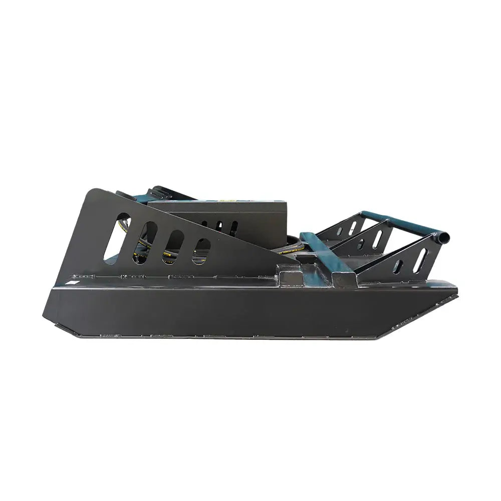 65" Hydraulic Skid Steer Brush Cutter, Heavy-Duty Brush Hog, Universal Quick Attach