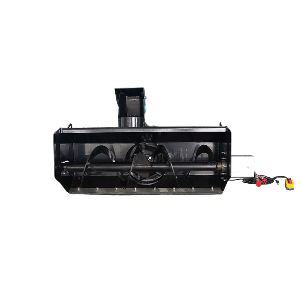 48" Mini Track Loader Hydraulic Snow Blower Attachment - 23.4" Universal Mount