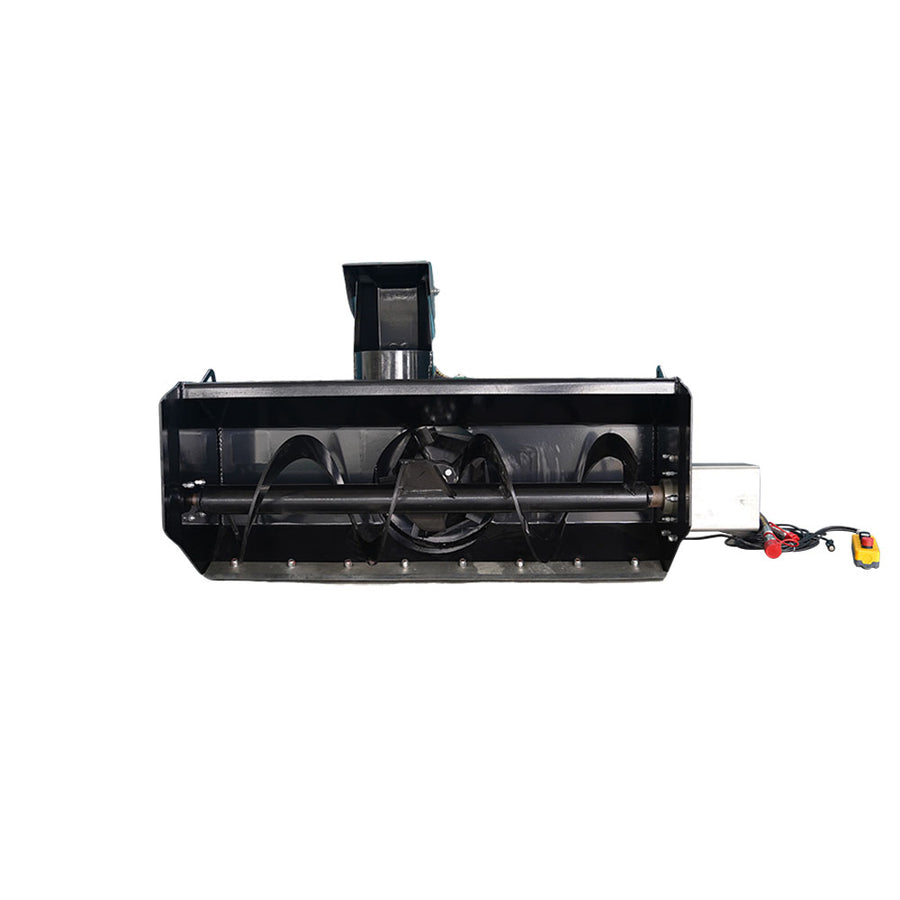 48" Mini Track Loader Hydraulic Snow Blower Attachment - 23.4" Universal Mount