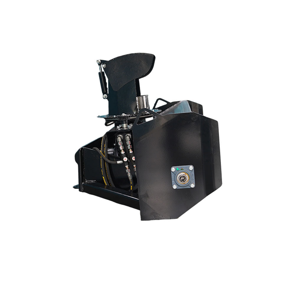 48" Mini Track Loader Hydraulic Snow Blower Attachment - 23.4" Universal Mount