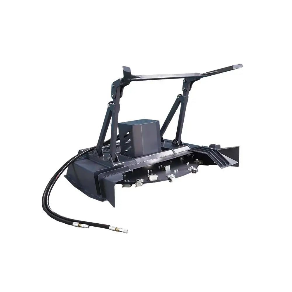 72" Heavy-Duty Skid Steer Disc Mulcher Attachment, Universal Quick Attach