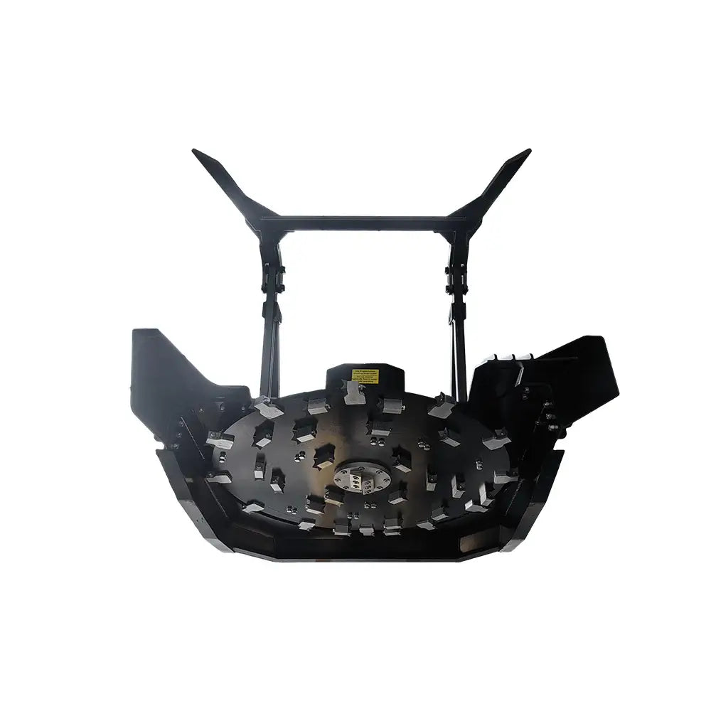 72" Heavy-Duty Skid Steer Disc Mulcher Attachment, Universal Quick Attach