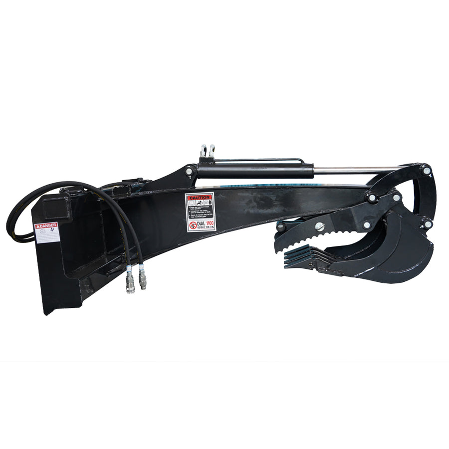 15" Skid Steer Backhoe Attachment with Universal Mount Plate - Heavy Duty Digger Bucket
