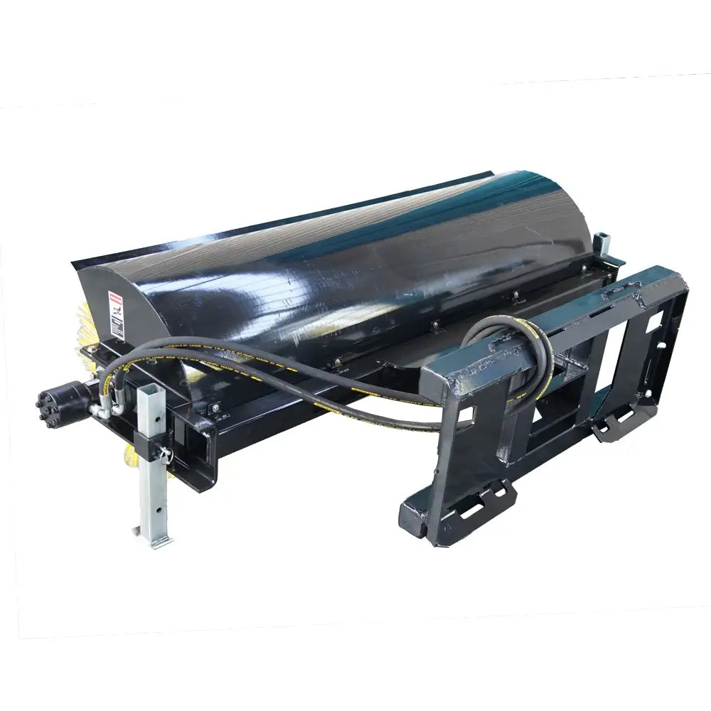 72" Hydraulic Angle Broom Sweeper for Skid Steer, Standard Flow, Bi-Directional