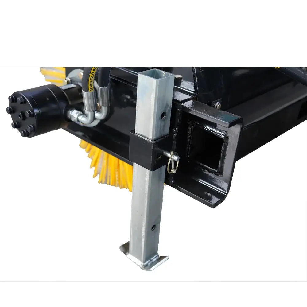 72" Hydraulic Angle Broom Sweeper for Skid Steer, Standard Flow, Bi-Directional