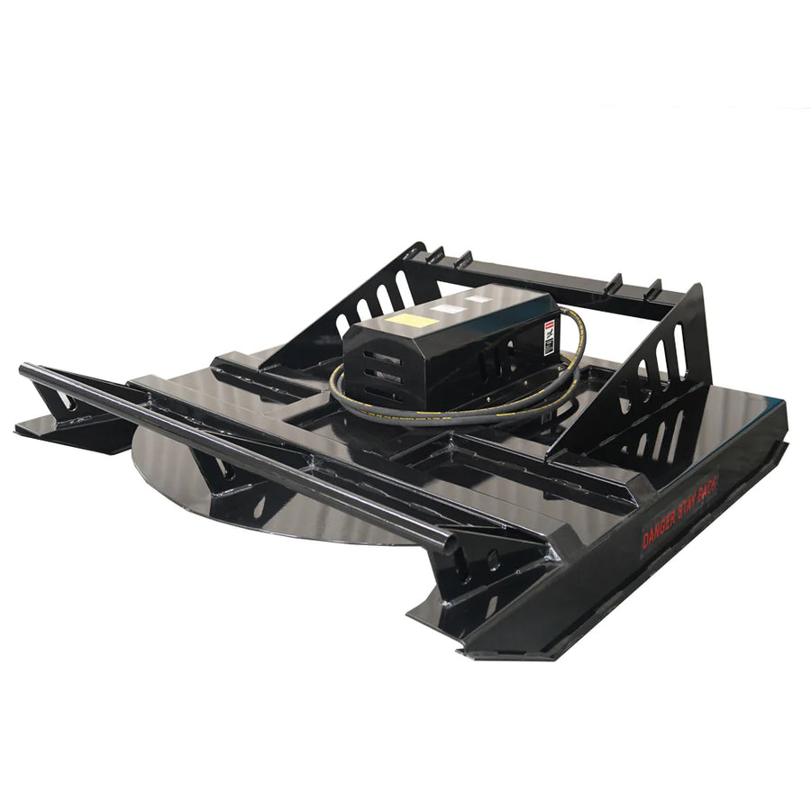 72" Heavy Duty Skid Steer Hydraulic Brush Cutter Attachment - Universal Quick Attach
