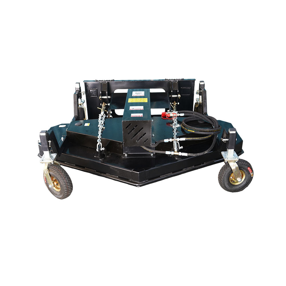 67" Skid Steer Finish Mower, 3-Blade Hydraulic, Universal Quick Attach