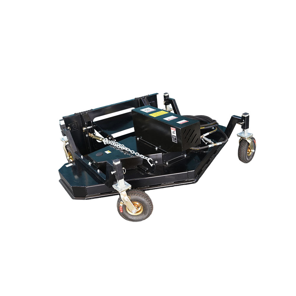 67" Skid Steer Finish Mower, 3-Blade Hydraulic, Universal Quick Attach