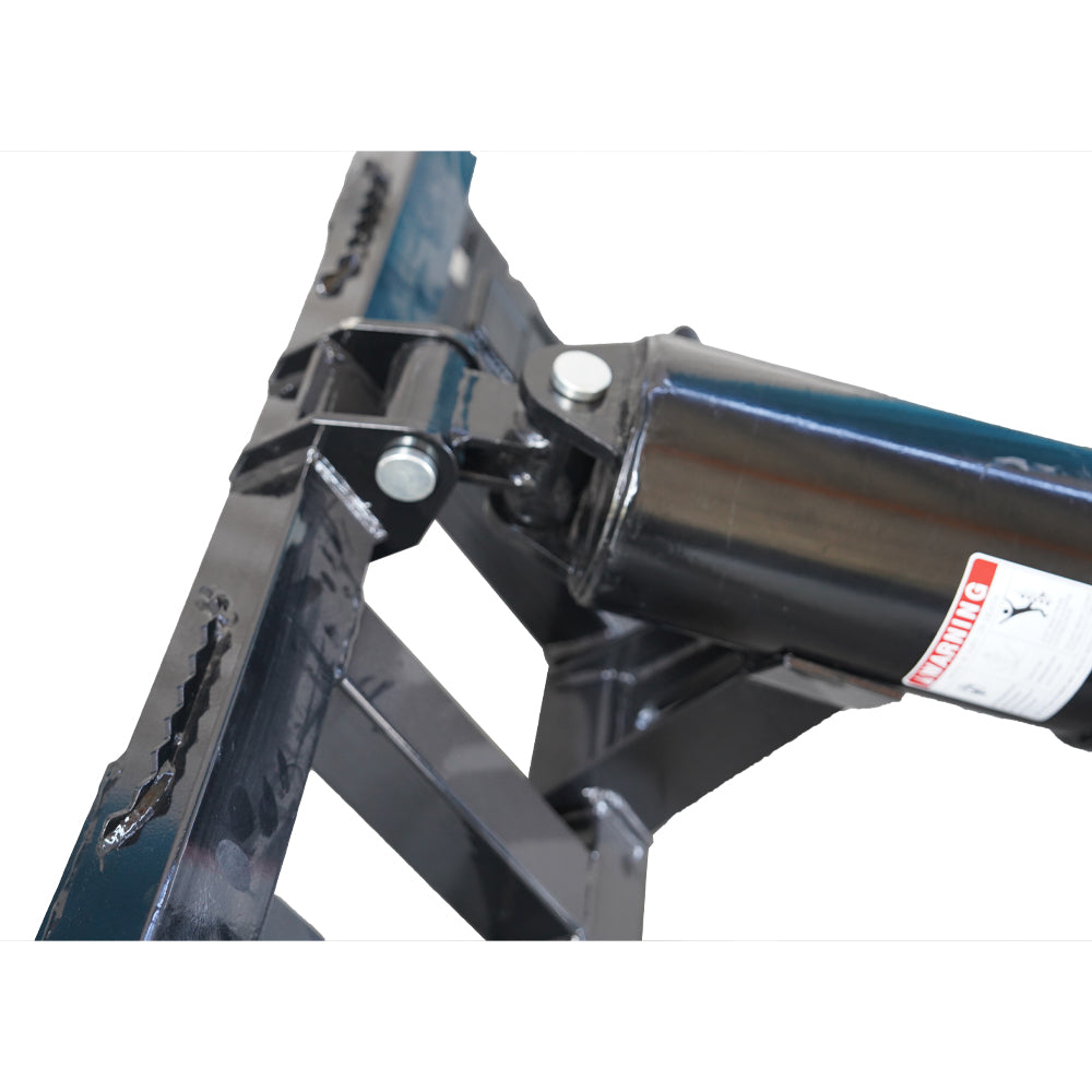 Skid Steer Post Hole Auger Drive Attachment, 18" Diameter Auger, 46” Drilling Depth, Standard Flow