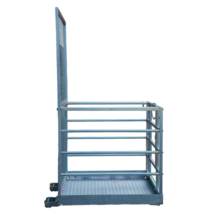 48'' x 45'' 2 Person Forklift Safety Lift Platform Cage - 550lb Capacity