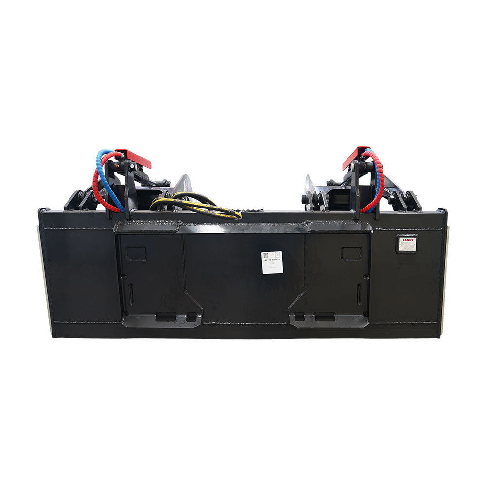 78" Skid Steer Industrial Grapple Bucket Attachment - Two-Cylinder Heavy Duty