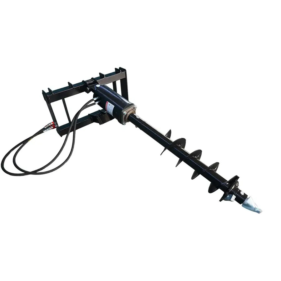 9" Post Hole Auger Drive for Compact Wheel Loader, Planetary Gear Drive
