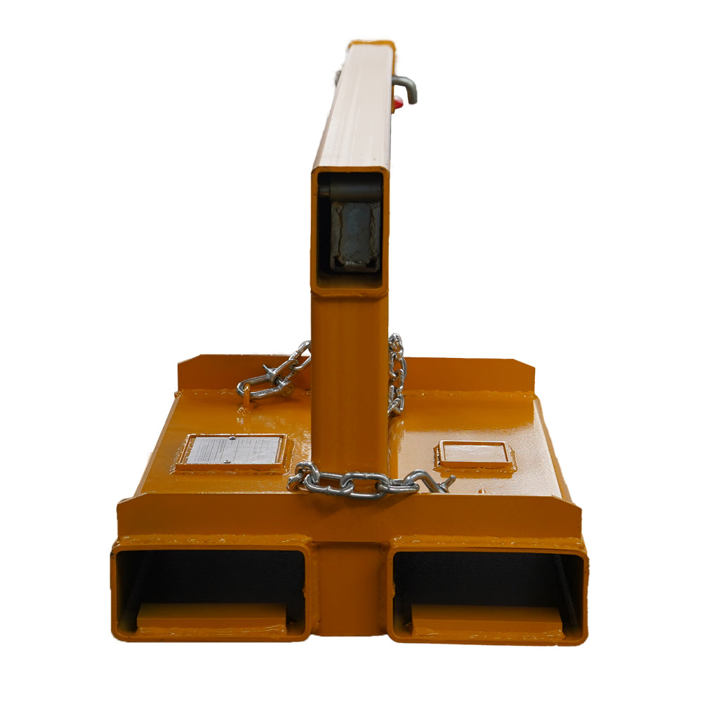 attachMan 5500lb Capacity Forklift Long Mobile Crane Lifting Hoist Jib Boom - FJL2.5 Model