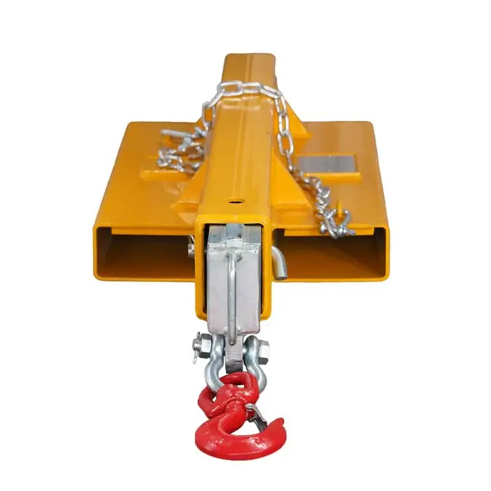 9900 lb Forklift Jib Boom, Heavy-Duty Short Mobile Crane Attachment, FJCS45