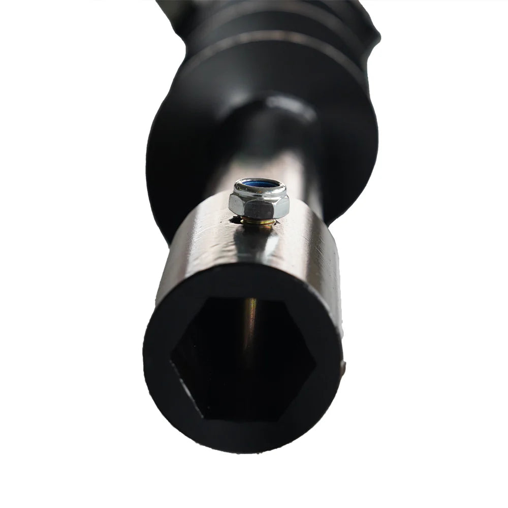 6" Skid Steer Auger Bit, 46" Digging Depth, Dual-Bolt Replacement Bit