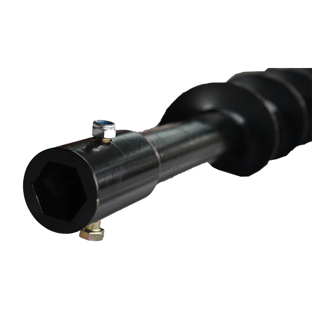 6" Skid Steer Auger Bit, 46" Digging Depth, Dual-Bolt Replacement Bit