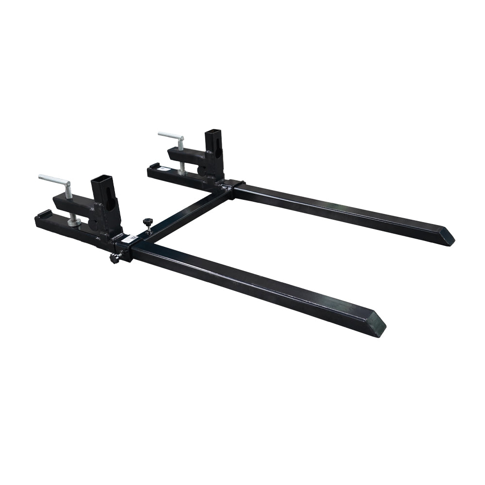 attachMan 4000lb Capacity Heavy-Duty Clamp-on Pallet Forks for Tractor & Skid Steer Loader Buckets