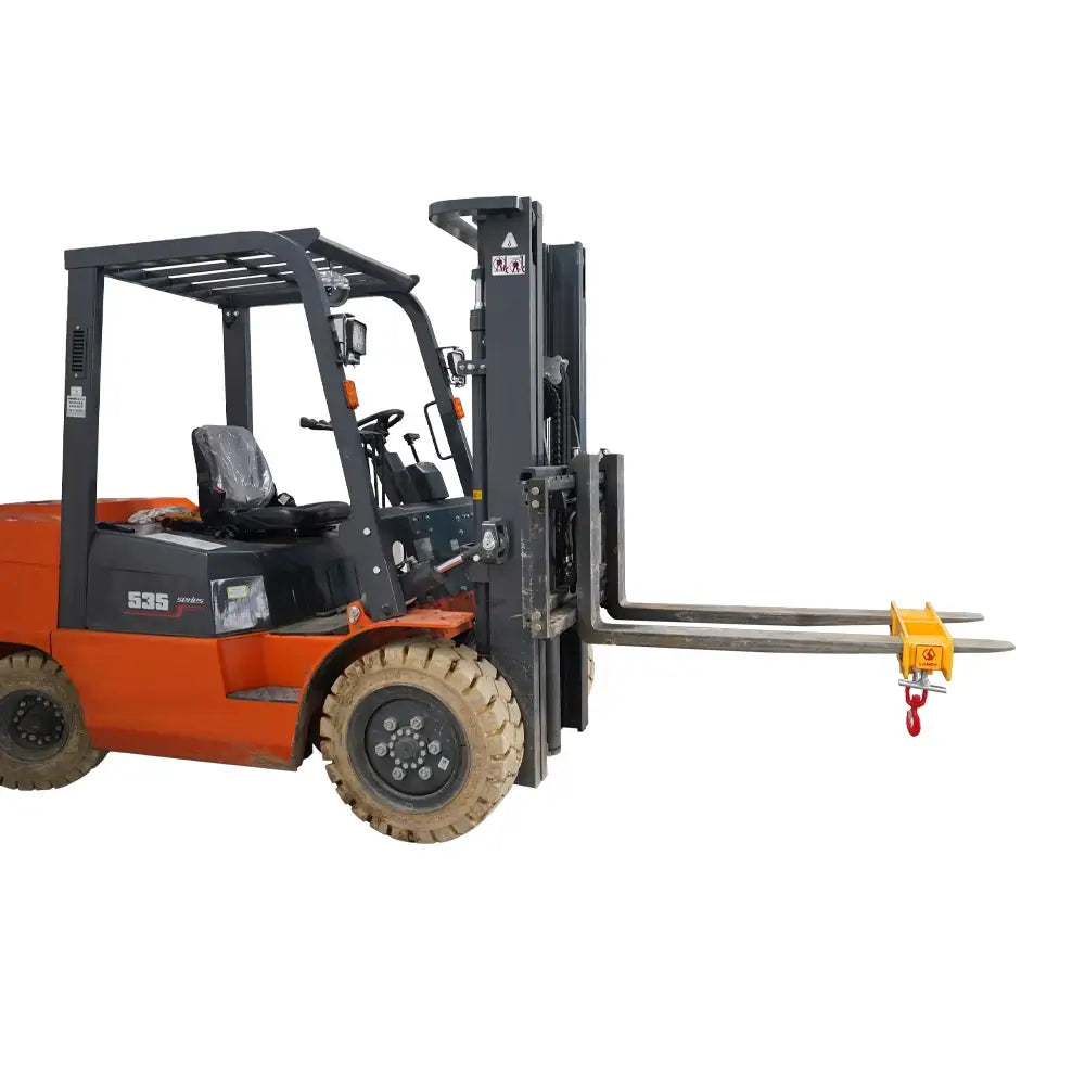 4000 lb Forklift Lifting Hoist Hook, Heavy-Duty Mobile Crane Attachment