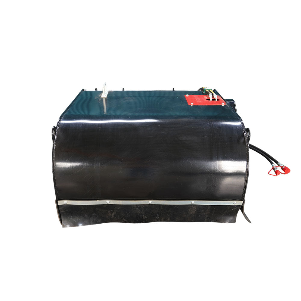 44" Small Skid Steer Hydraulic Pick up Box Broom Sweeper - Universal Quick Attach
