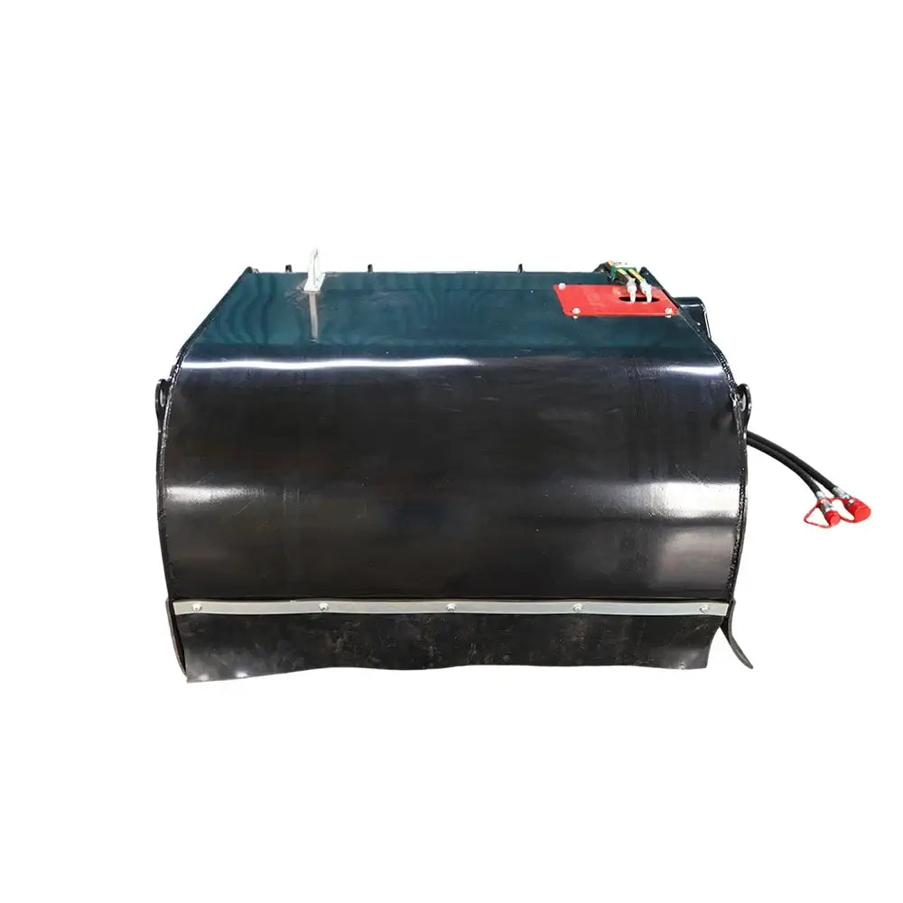 44" Hydraulic Pickup Box Broom Sweeper for Small Skid Steer, Universal Quick Attach