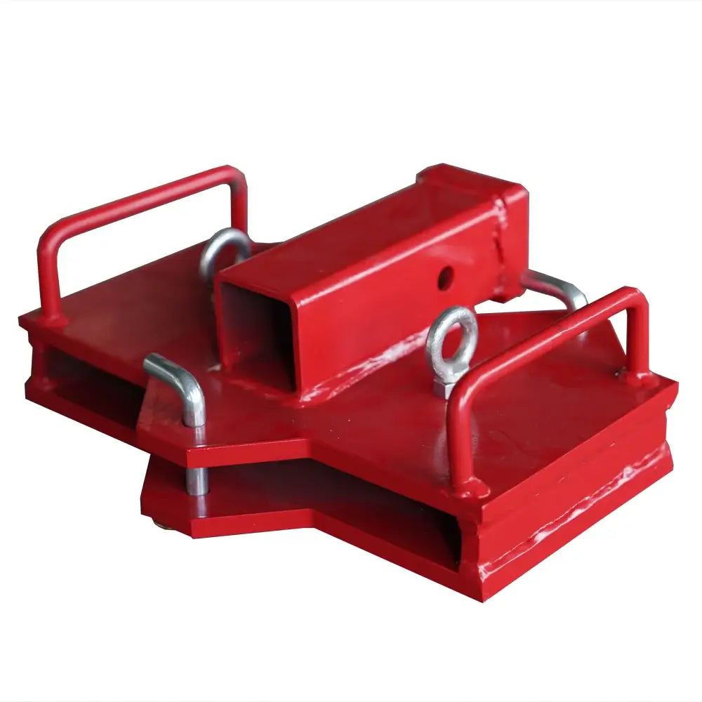 2" Dual Forklift Hitch Receiver Adapter, 6,500 lb Capacity, Fits 5" Forks