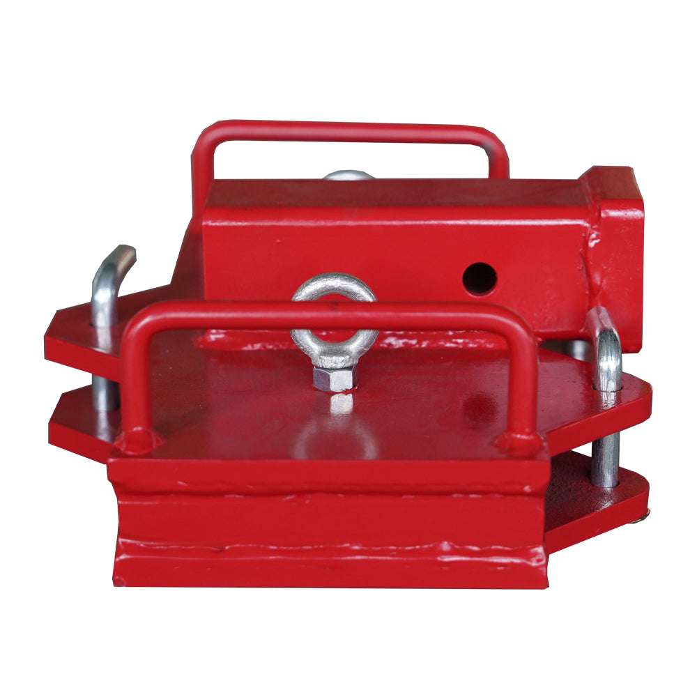 attachMan 2" Dual Forklift Hitch Receiver Adapter - 6,500 lb Towing Capacity - Fits 5" Wide Forks